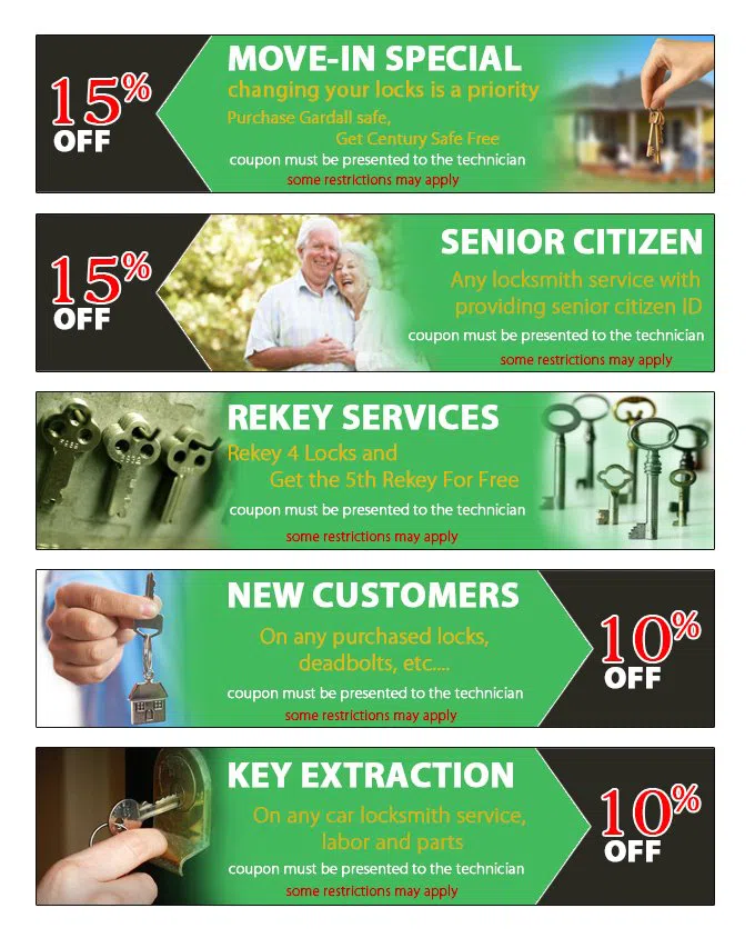 Lock Safe Services Runnemede, NJ 856-506-3211 - coupon23-set-five